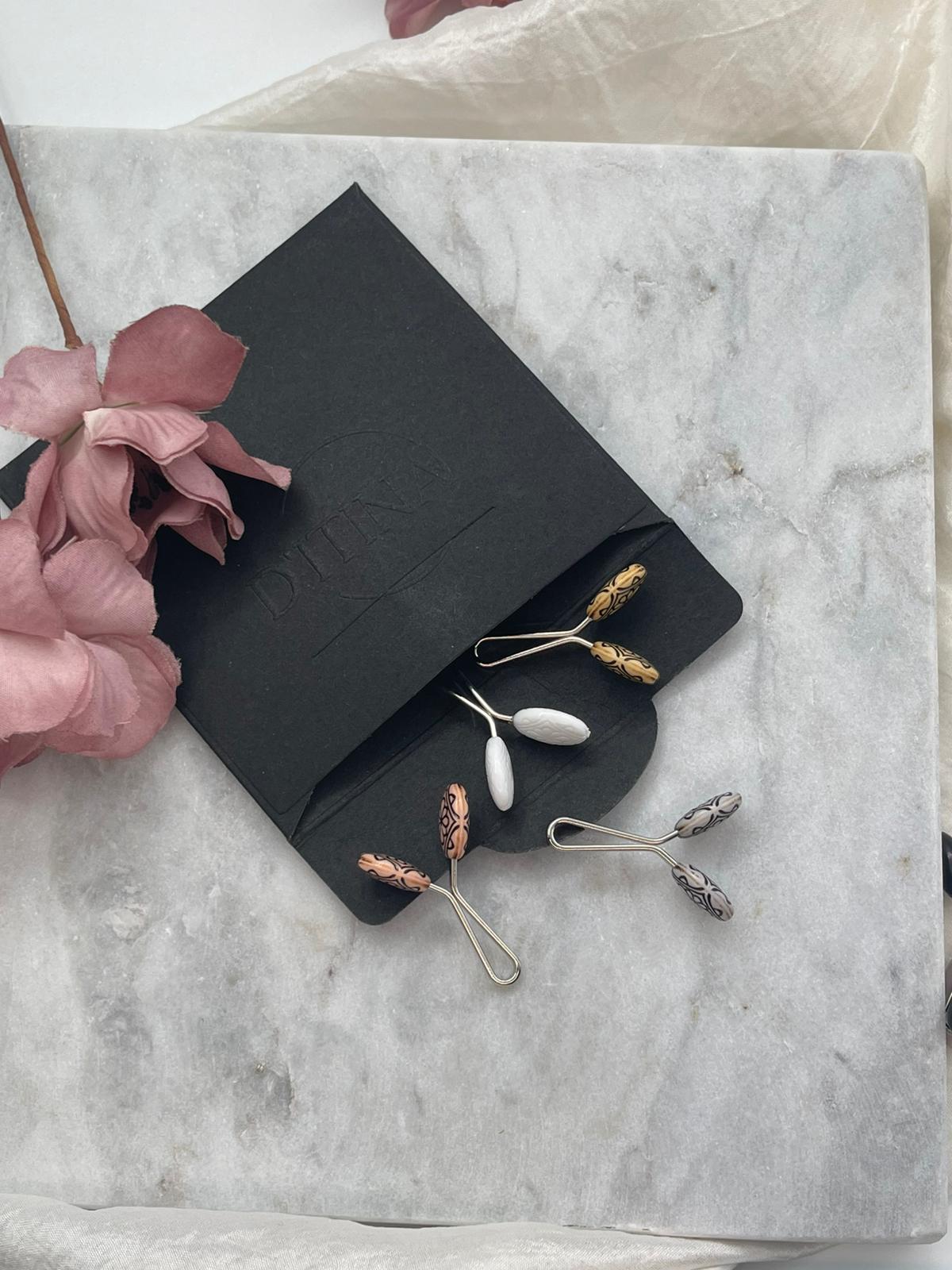 Clips - Blumenmuster - D'ITINA