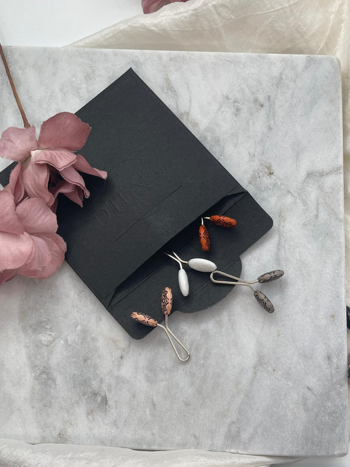 Clips - Blumenmuster - D'ITINA