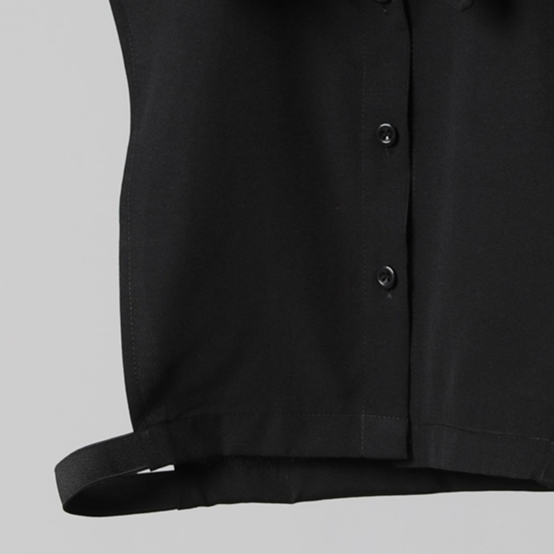 Detachable Shirt Collar - Schwarz - D'ITINA