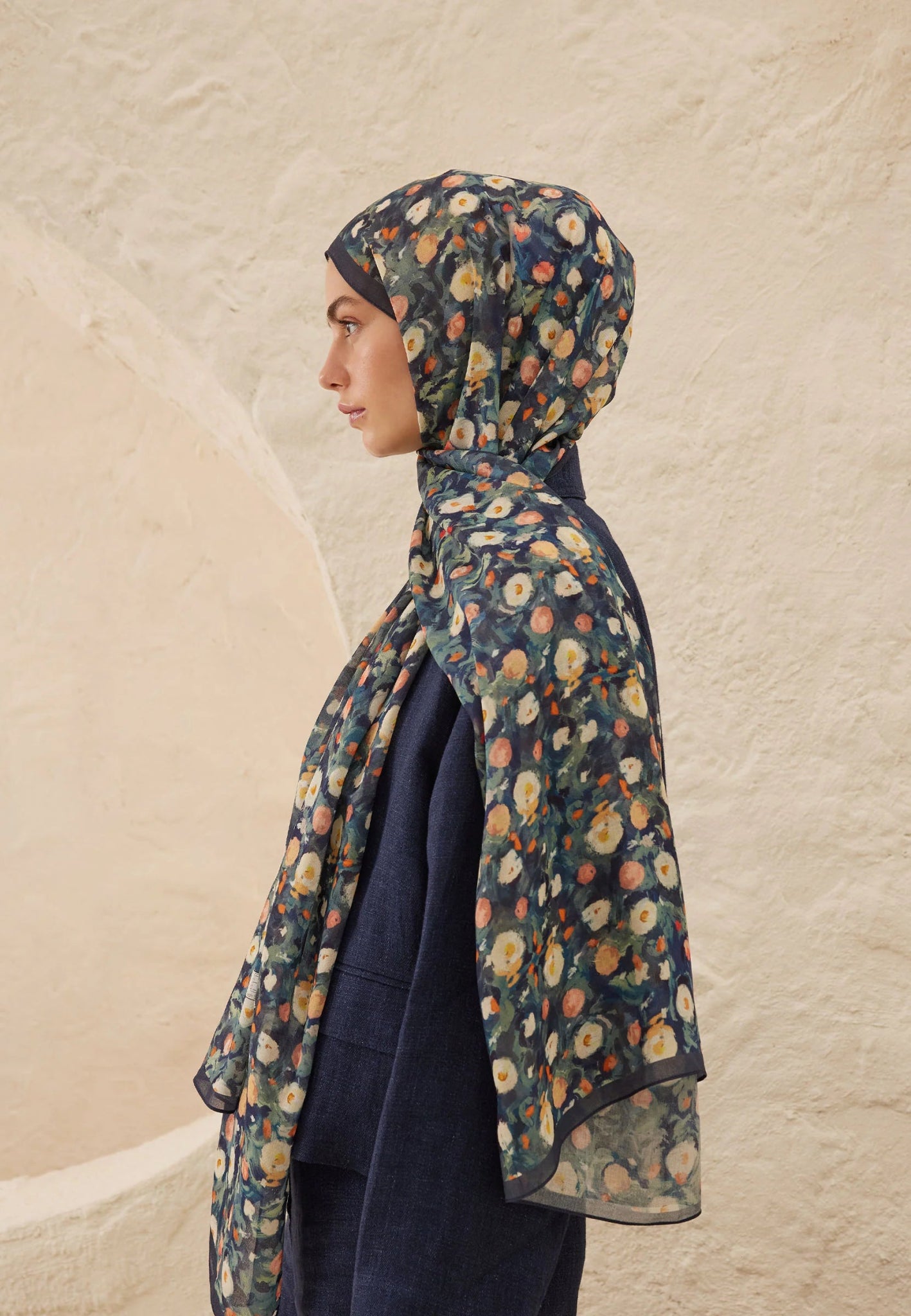 Fresh Scarfs Rami Schal - Agens Blue Ocean - D'ITINA