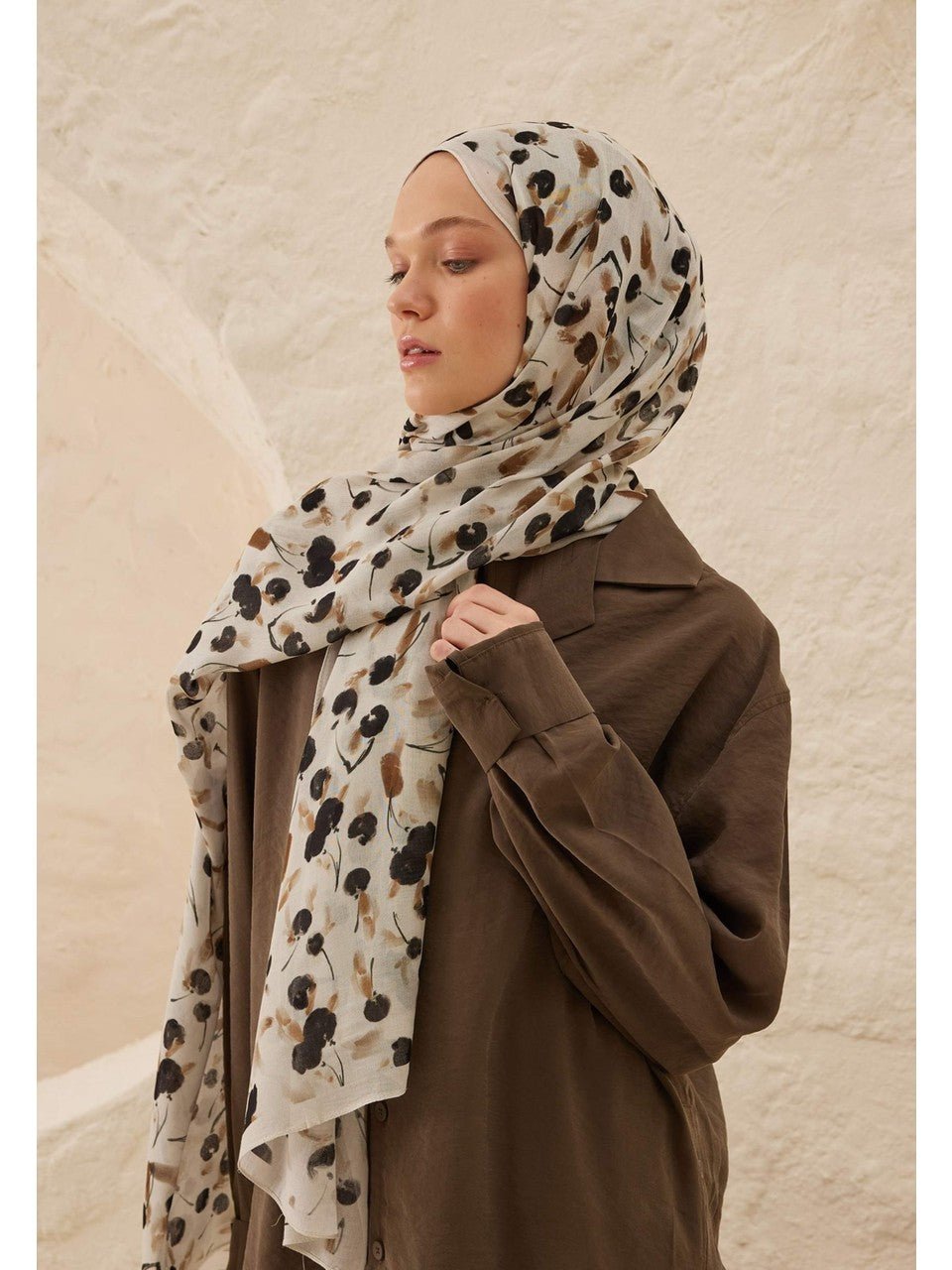 Fresh Scarfs Rami Schal - Cherry Beige - D'ITINA
