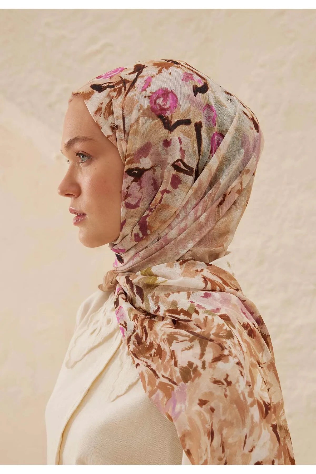 Fresh Scarfs Rami Schal - Margarit Cafe au Lait - D'ITINA