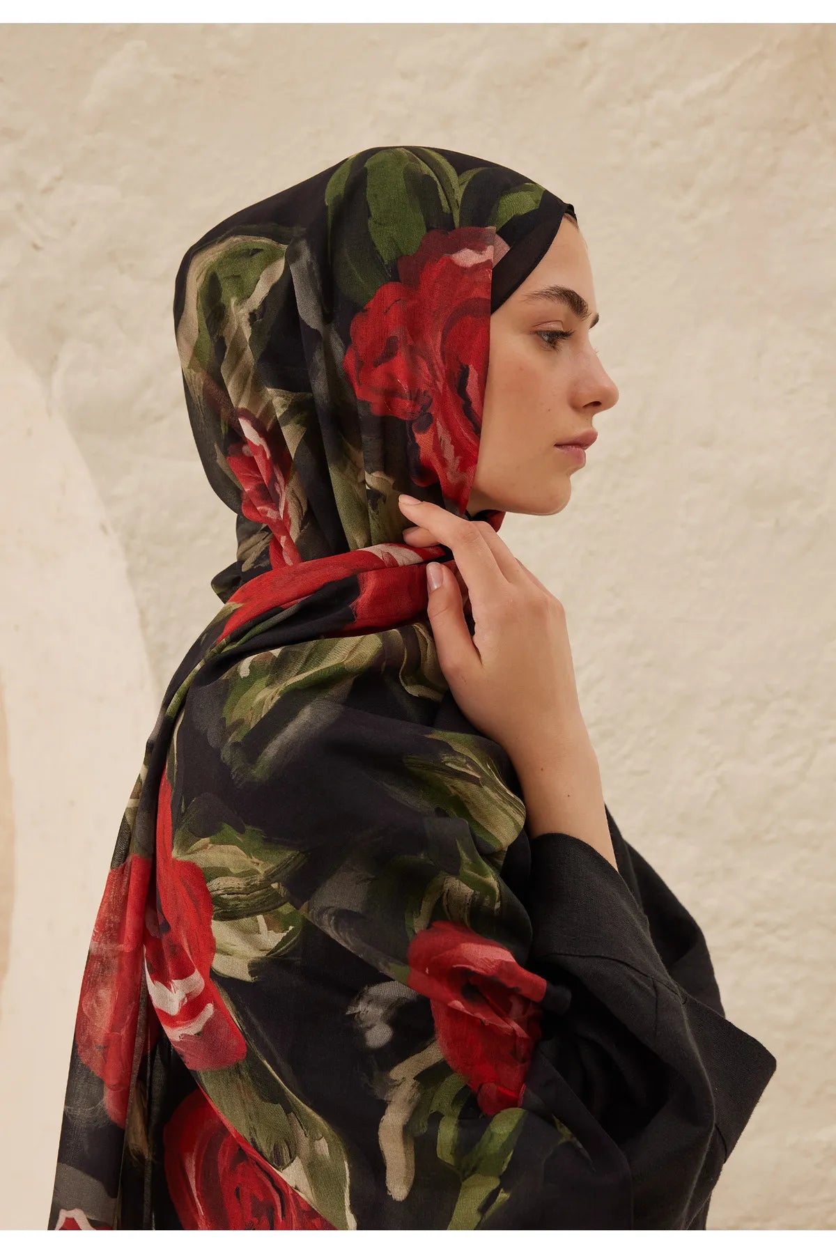 Fresh Scarfs Rami Schal - Summer Rose Red - D'ITINA