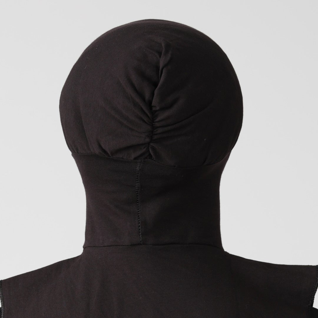 Hooded Hijab Bone - Schwarz - D'ITINA