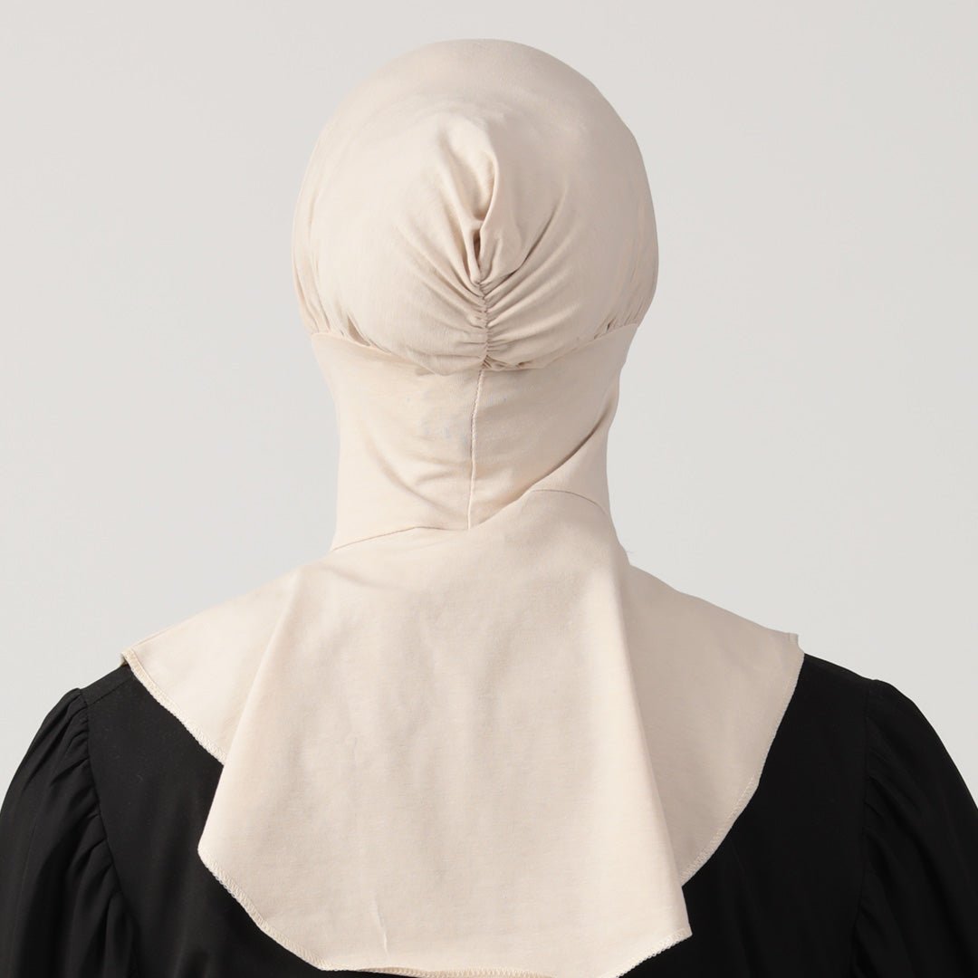 Hooded Hijab Bone - Vizon - D'ITINA