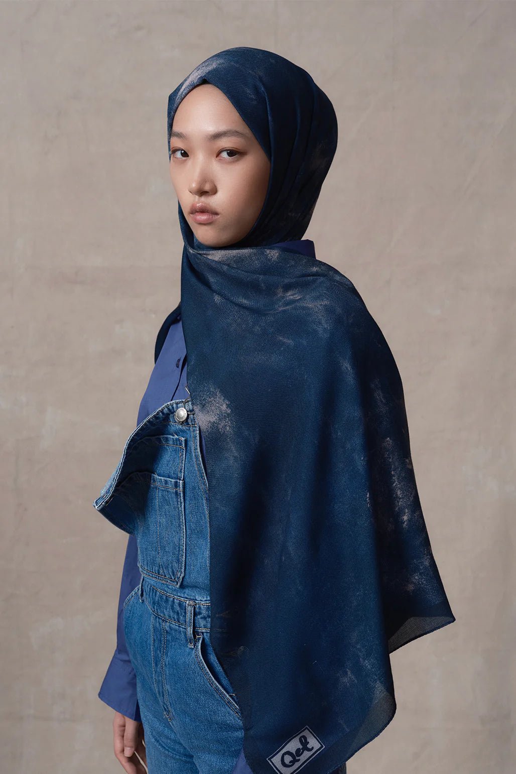 Modal Brusch Schal - Batic Navy - D'ITINA