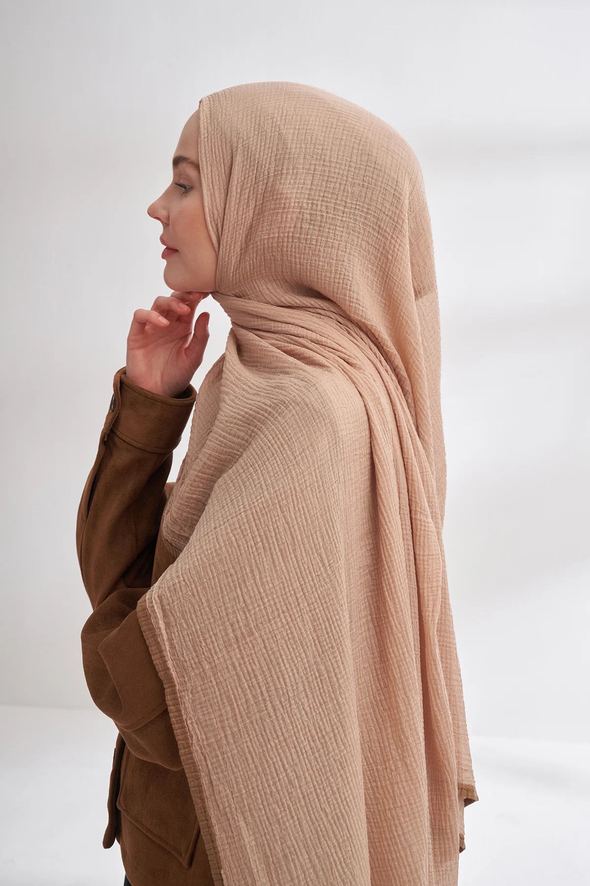 Müslin Biyeli Schal - Sahra - D'ITINA