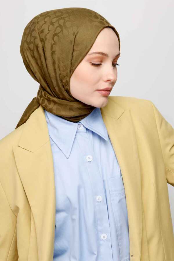Valor Bloom Design Schal - Olive - D'ITINA