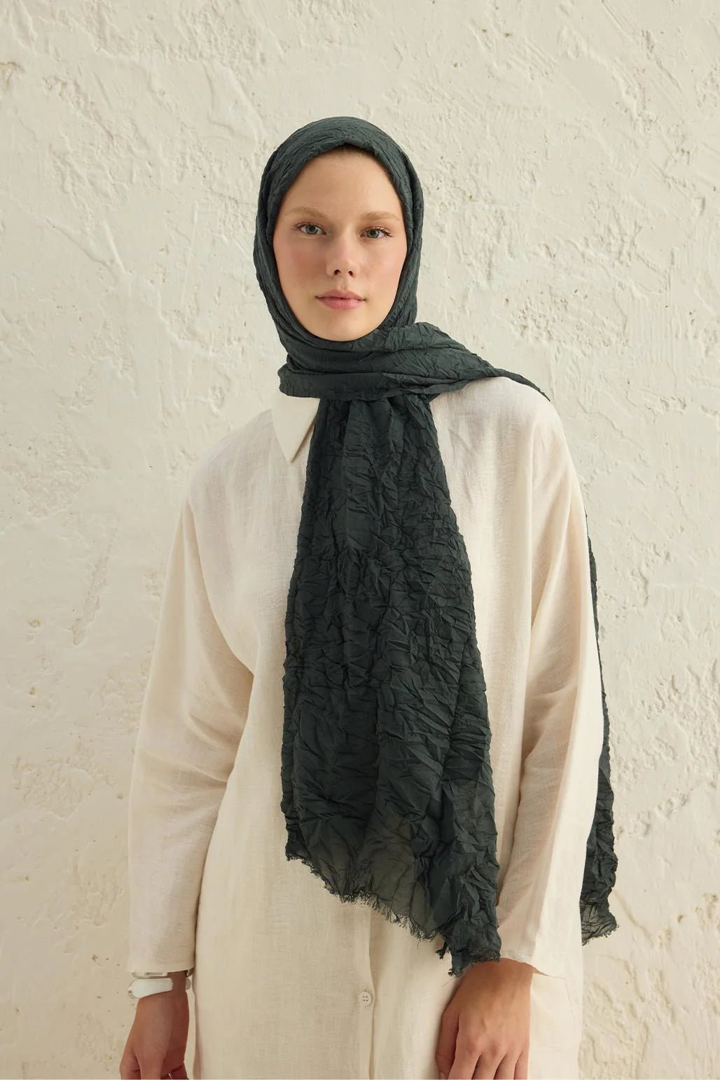 Vual Krash Schal - Grasgrün - D'ITINA