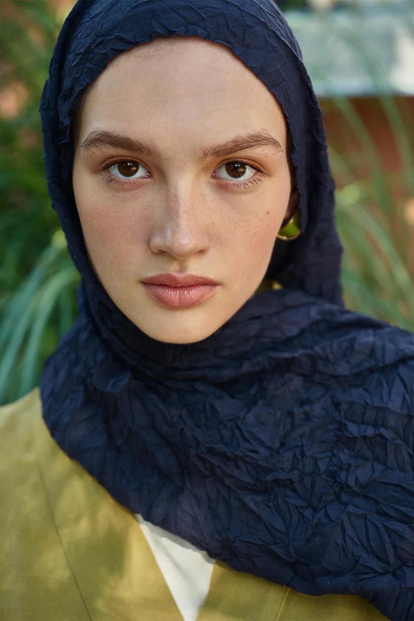 Vual Krash Schal - Marineblau - D'ITINA