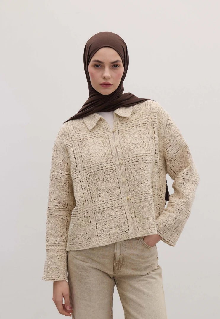 Bamboo Jersey Schal - Braun - D'ITINA
