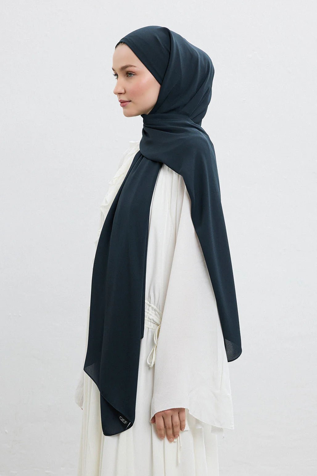 Comfort Luxe Hijab - Anthrazit - D'ITINA