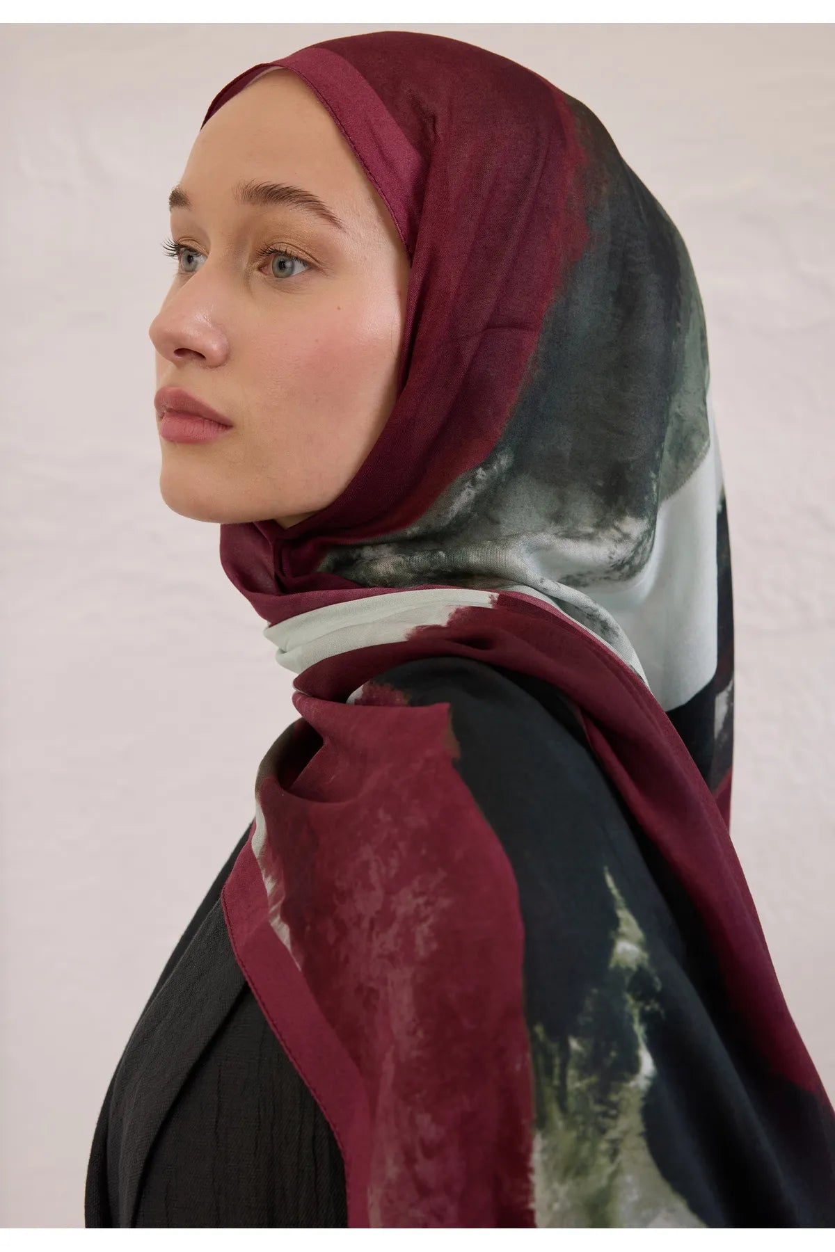 Fresh Scarfs Rami Hijab - Color Waves Bordeaux - D'ITINA