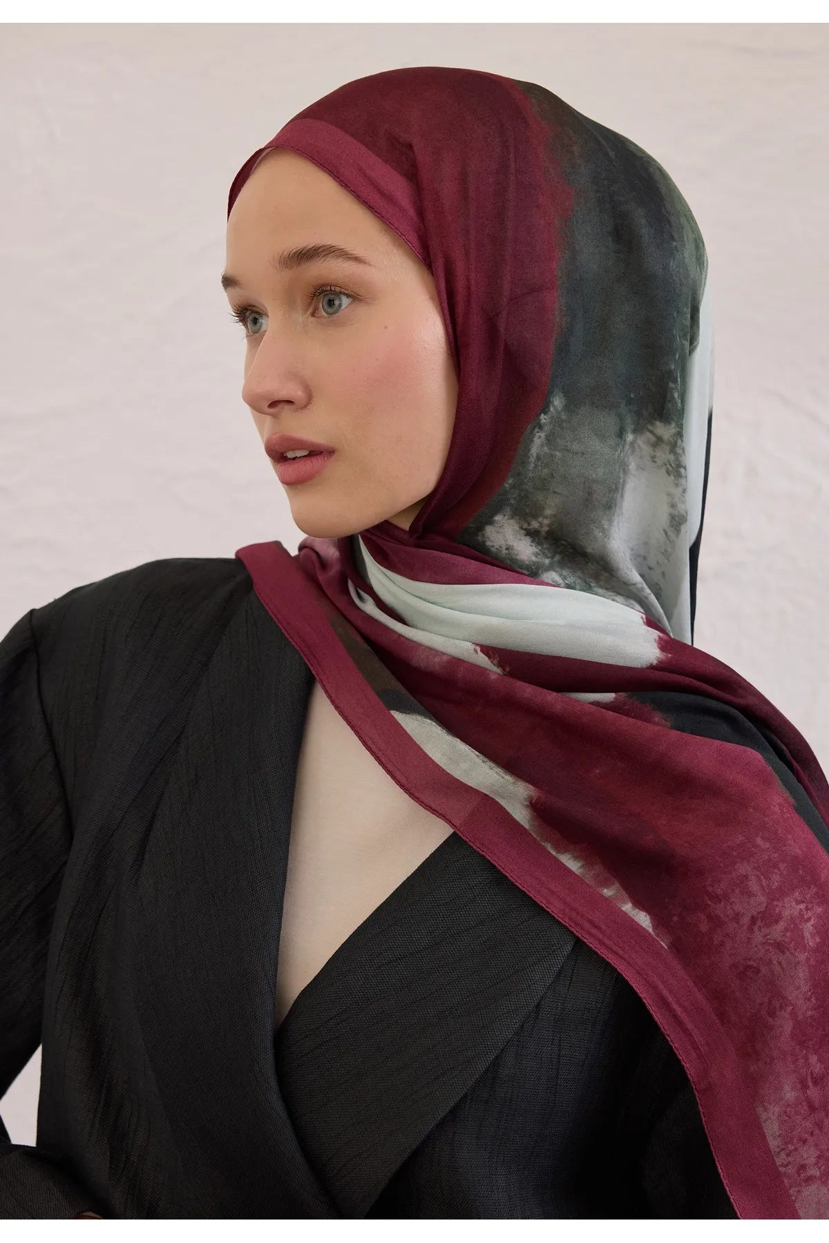 Fresh Scarfs Rami Hijab - Color Waves Bordeaux - D'ITINA
