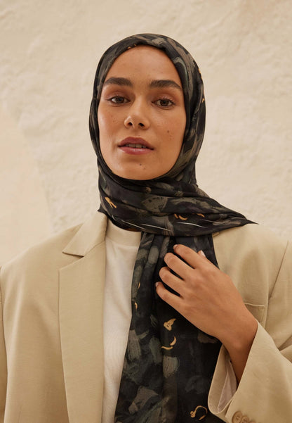 Fresh Scarfs Rami Hijab - Hope Anthrazit - D'ITINA