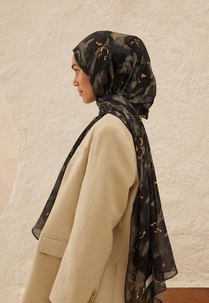 Fresh Scarfs Rami Hijab - Hope Anthrazit - D'ITINA