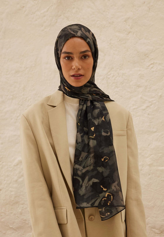 Fresh Scarfs Rami Hijab - Hope Anthrazit - D'ITINA