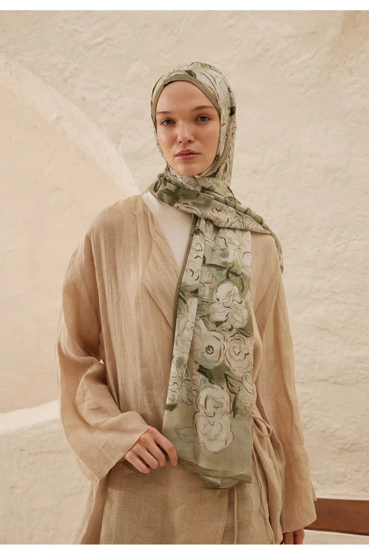 Fresh Scarfs Rami Hijab - Linda Green - D'ITINA