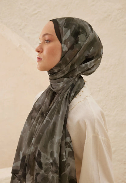 Fresh Scarfs Rami Hijab - Lizzy Grey - D'ITINA