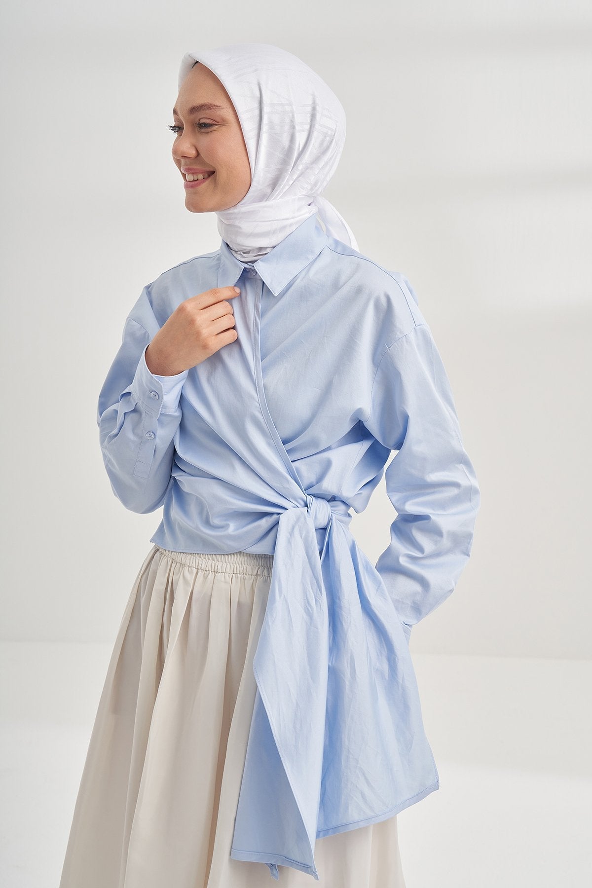 Italienischer Jacquard Tuch - Strisce - Off - White - D'ITINA