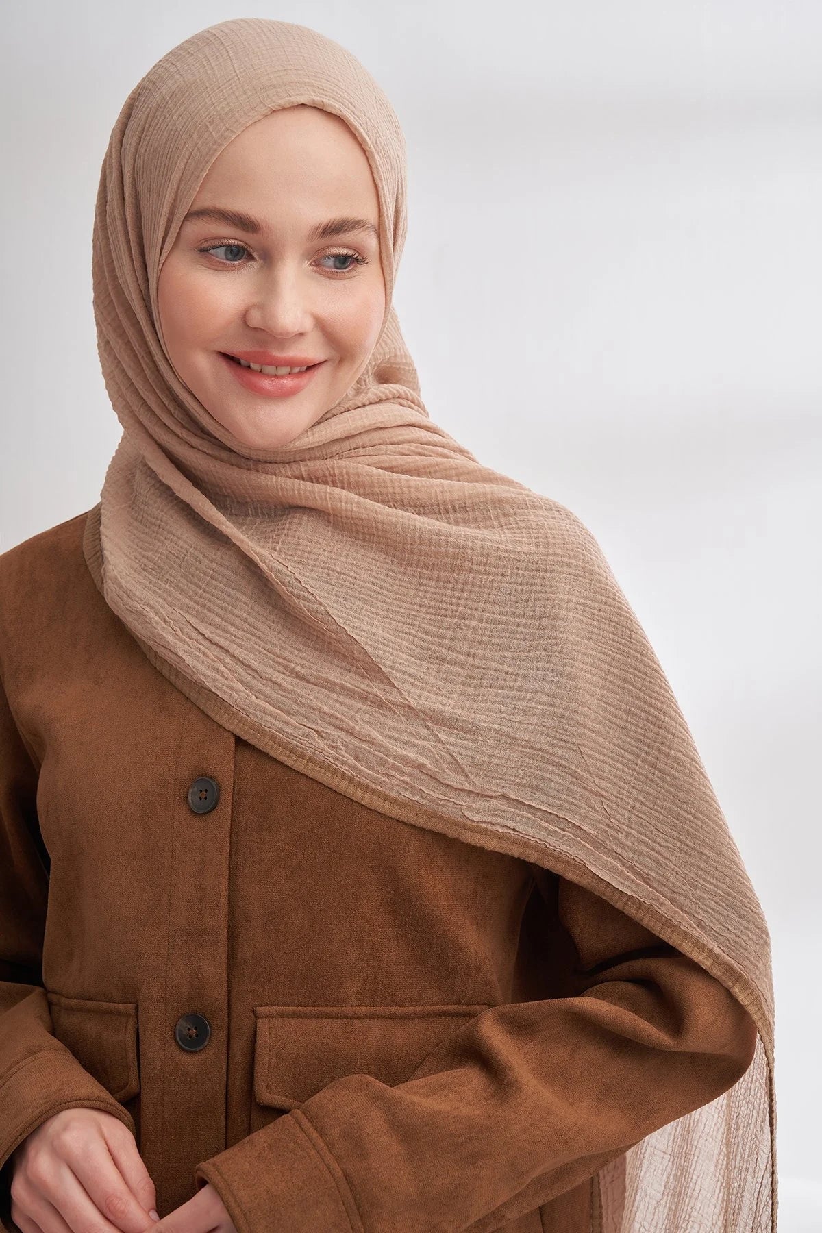 Müslin Biyeli Schal - Sahra - D'ITINA