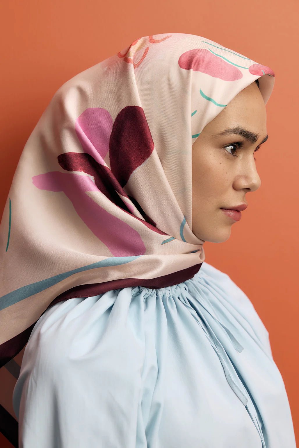 Twill Silk Scarf - Sunset - D'ITINA
