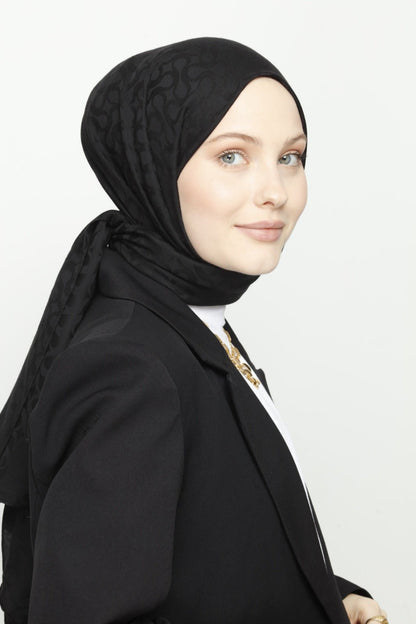 Valor Bloom Design Schal - Onyx - D'ITINA